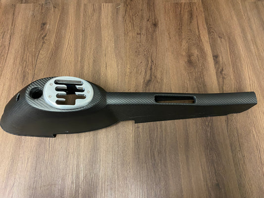 GRP matte carbon fiber console with shifter gate